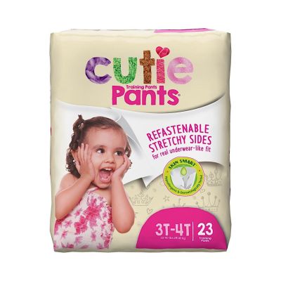 Cutie Pants® Toddler Training Pants, Pink Princess Print, 3T – 4T, 32 – 40 lbs.