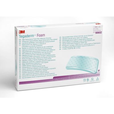 3M™ Tegaderm™ High Performance Nonadhesive w/o Border Foam Dressing, 4 x 8 Inch