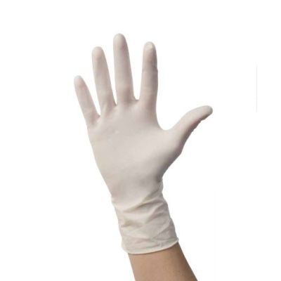 Positive Touch® Latex Exam Glove, Extra Large, Ivory