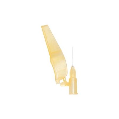 Safety Hypodermic Needle Sol-Care® 1/2 Inch Length 30 Gauge Regular Wall Hinged Safety Needle