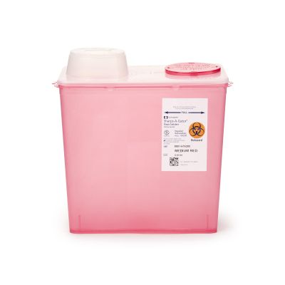 CONTAINER, SHARPS RED 8QT (20/CS)