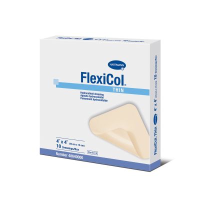 FlexiCol® Hydrocolloid Dressing, 4 x 4 Inch