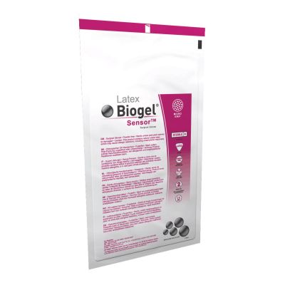 Biogel® Sensor™ Latex Surgical Glove, Size 7, Straw Color