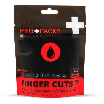 Med Packs™ First Aid Kit for Finger Cuts – Emergency Supplies in Portable Pouch