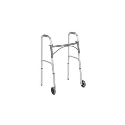 drive™ Steel Folding Walker, 25 – 32 Inch Height