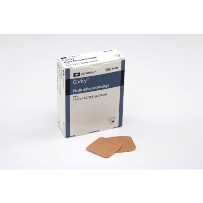 Curity™ Adhesive Spot Bandage, 1½ x 1½ Inch