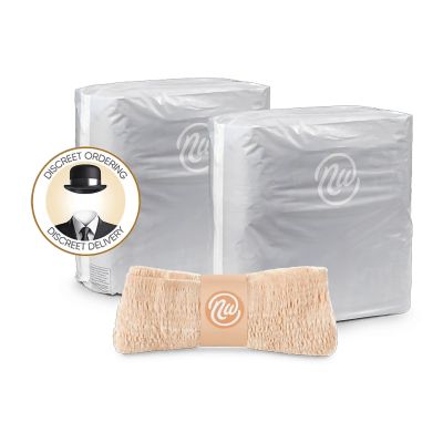 Nexwear Women's Pull-On Absorbent Underwear, Large, Tan