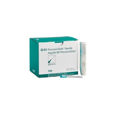 Hypodermic Needle PrecisionGlide™ 1-1/2 Inch Length 23 Gauge Thin Wall Without Safety