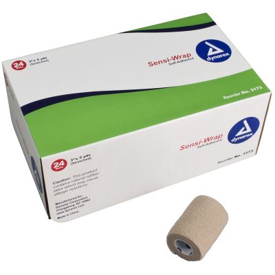 Sensi-Wrap Self-adherent Closure Cohesive Bandage, 3 Inch x 5 Yard