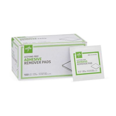 Medline® Adhesive Remover, 1¼ x 1½ Inch Wipe