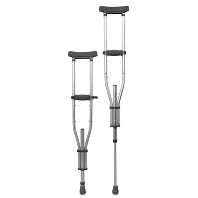 McKesson Underarm Crutches, 4'6" – 6'6"