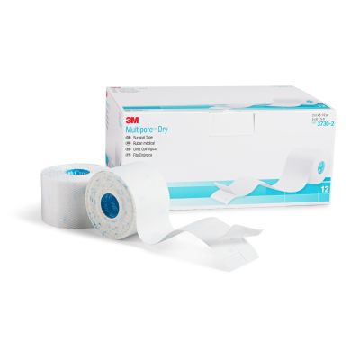 3M™ Multipore™ Dressing Retention Tape with Liner, 2 Inch x 5-1/2 Yard, White