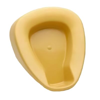 BEDPAN, COMMODE STYLE STACKABLE GOLD (50/CS)