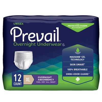 Prevail® Overnight Absorbent Underwear, Extra Large
