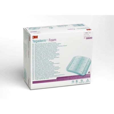 3M™ Tegaderm™ High Performance Nonadhesive w/o Border Foam Dressing, 2 x 2 Inch