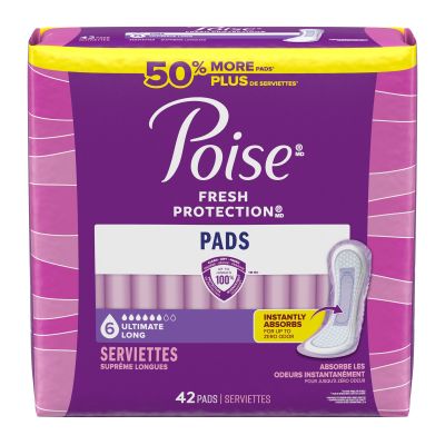 PAD, POISE ULTIMT ABSORB BULK PK LNG LNTH (42/PK 2PK/CS)