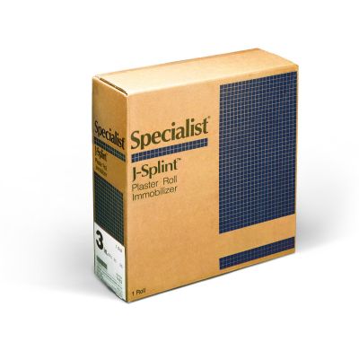 Specialist® J-Splint® Padded Plaster Bandage, 4 Inch x 20 Foot
