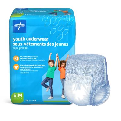 Medline Youth Underwear, Small