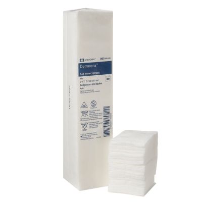 Dermacea™ Nonwoven Sponge, 2 x 2 Inch, 4-Ply
