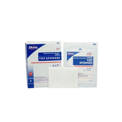 Dukal™ Sterile Nonwoven Sponge, 3 x 4 Inch