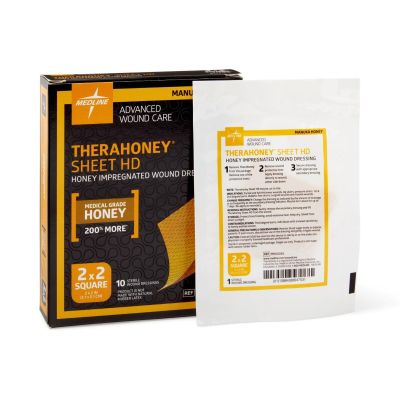 TheraHoney™ HD Impregnated Dressing, 2 x 2 Inch