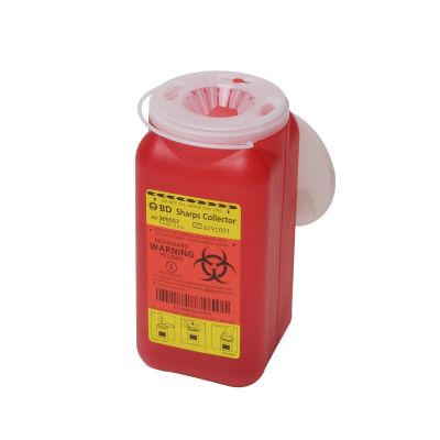 CONTAINER, SHARPS RED 1.4QT (36/CS)