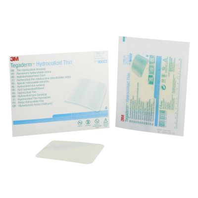 3M™ Tegaderm™ Thin Hydrocolloid Dressing, 4 x 4 Inch