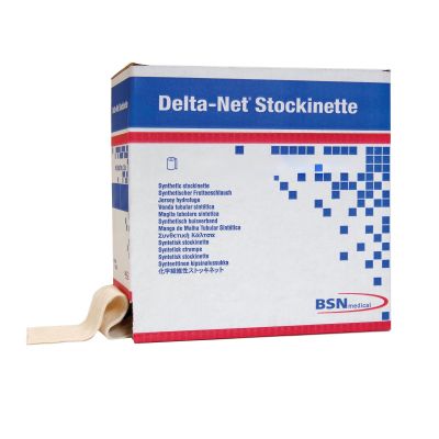 Delta-Net® Stockinette, Tubular Cast Padding, White, 3 Inch x 25 Yard