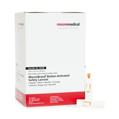 MooreBrand Push Button Activation Lancet