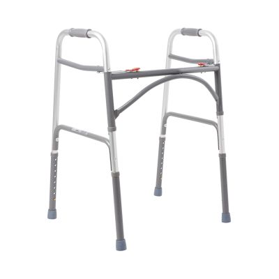 McKesson Steel Bariatric Folding Walker, 32½ – 39 Inch Height