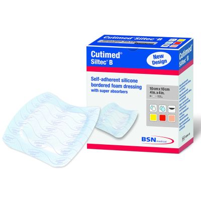 Cutimed® Siltec B Hydrogel Dressing, 6 x 6 Inch