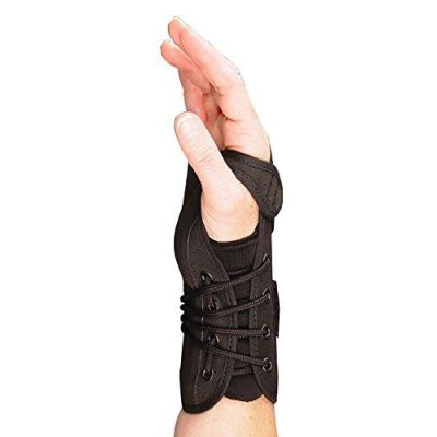 WRIST BRACE, LACING BLK RT SM 5 1/2"-6 1/2"
