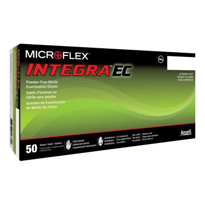 Integra® EC Nitrile Extended Cuff Length Exam Glove, Medium, Blue