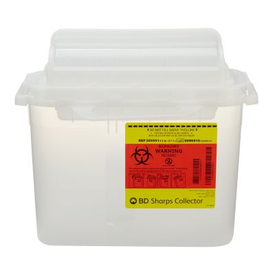 CONTAINER, SHARPS CLR 5.4QT (20/CS)