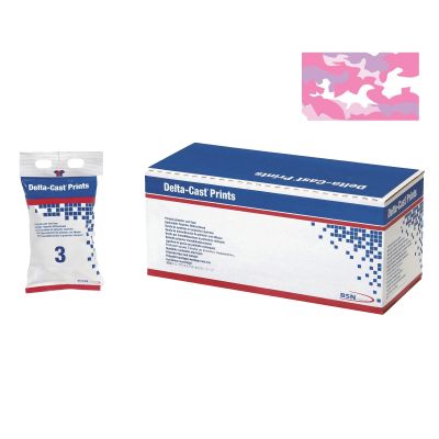 Delta-Cast® Pink Camouflage Cast Tape, 3 Inch x 4 Yard