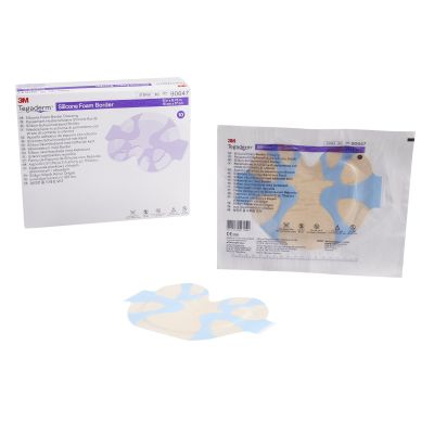 3M™ Tegaderm™ Silicone Foam Dressing, 6 x 6-3/4 Inch Sacral
