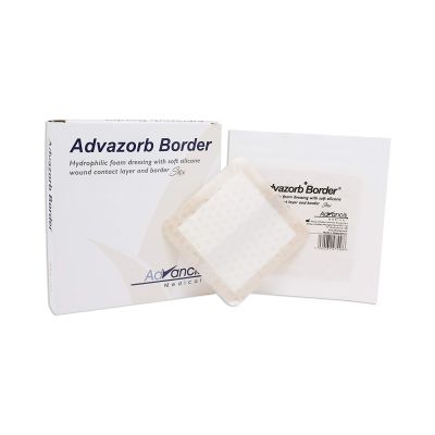 Advazorb Border® Silicone Face and Border, 6 x 6 Inch