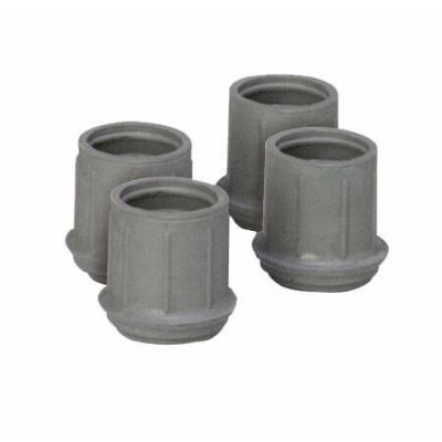 Carex® Tips for Walkers and Bath Benches, Fits 1-1/8 Inch Tubing