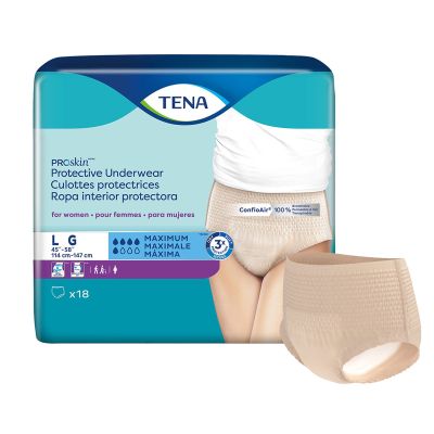 Tena® ProSkin™ Maximum Absorbent Underwear for Women, Large