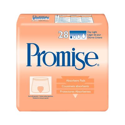 Tena® Promise® Day Light Heavy Incontinence Pad, 15-Inch Length