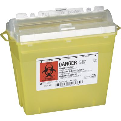 CONTAINER, SHARPS CHEMO YLW 5QT (32/CS)
