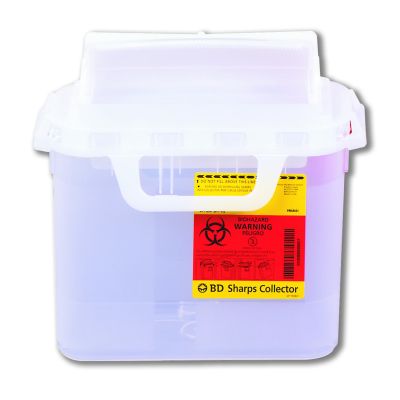 CONTAINER, SHARPS PEARL 5.4QT SIDE (20/CS)