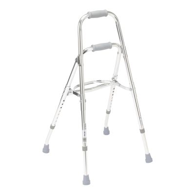 drive™ Hemi Aluminum Side Step Folding Walker, 29½ – 37 Inch Height