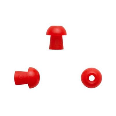 EARTIP, MUSHROOM RED 10MM (100/BX)