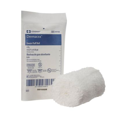 Dermacea™ Sterile Fluff Bandage Roll, 3-2/5 Inch x 3-1/2 Yard, 6-Ply