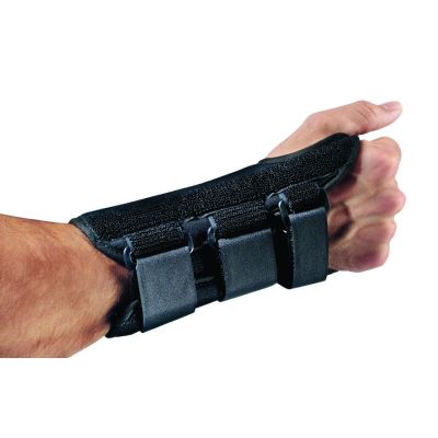 ProCare® ComfortForm™ Wrist Brace with Palmar Stay, Black, Right Hand, X-Small