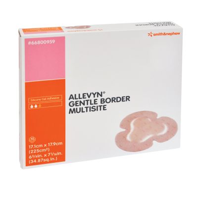 Allevyn™ Gentle Border Multisite, 17.1 x 17.9 Centimeter