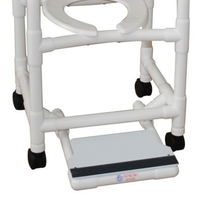 FOOT REST, FLDNG SLIDING F/SHOWER CHAIR EC D/S
