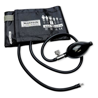 McKesson Lumeon™ Blood Pressure Bulb and Cuff, Medium Cuff, 23 – 40 cm, Adult