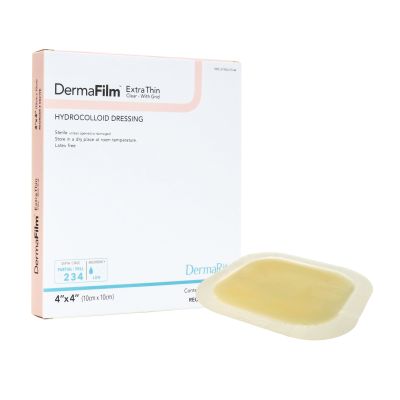 DermaFilm® Hydrocolloid Dressing, 4 x 4 Inch